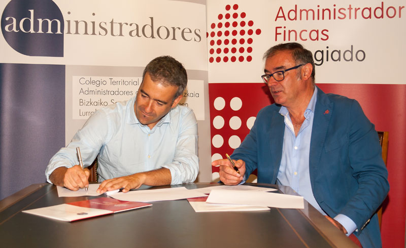 Firma de Adminsitradores de Fincas de Bizkaia y Veolia