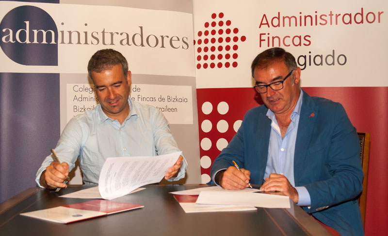 Firma de Adminsitradores de Fincas de Bizkaia y Veolia