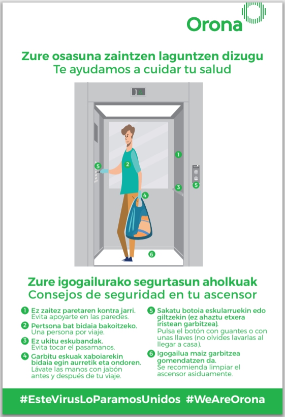 Consejos para utilizar el ascensor