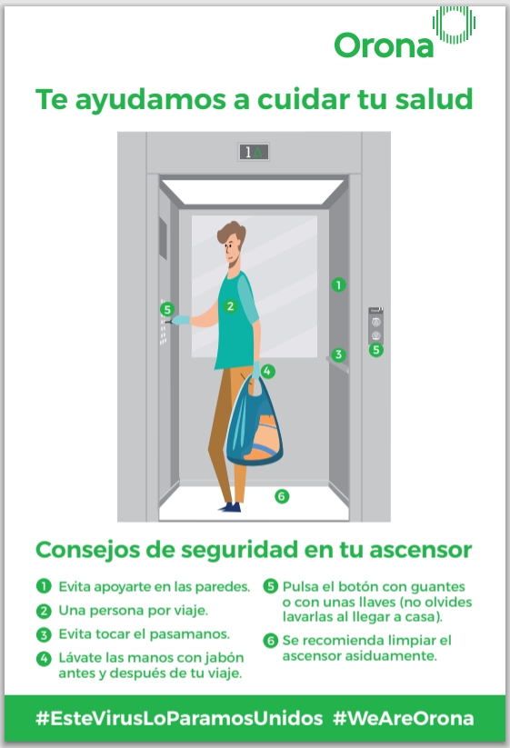Consejos para utilizar el ascensor