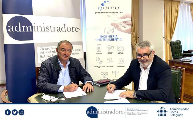 Game y Bremerton, nuevos patrocinadores del Colegio de Administradores de Fincas de Bizkaia
