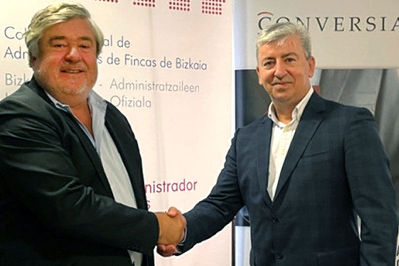 CAF Bizkaia Y CONVERSIA firman un acuerdo de colaboración en materia de protección de datos personales