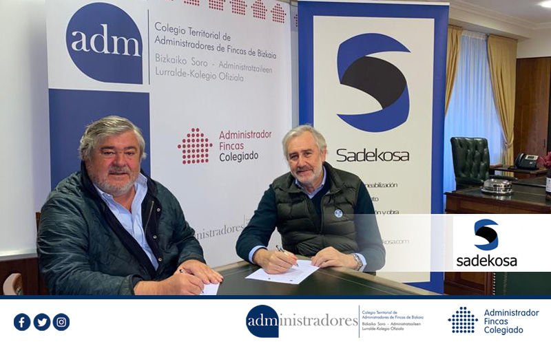 Acuerdo de colaboración entre Sadekosa y CAFBizkaia