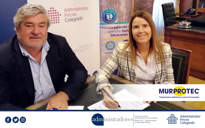 Firma Murprotect y CAFBizkaia