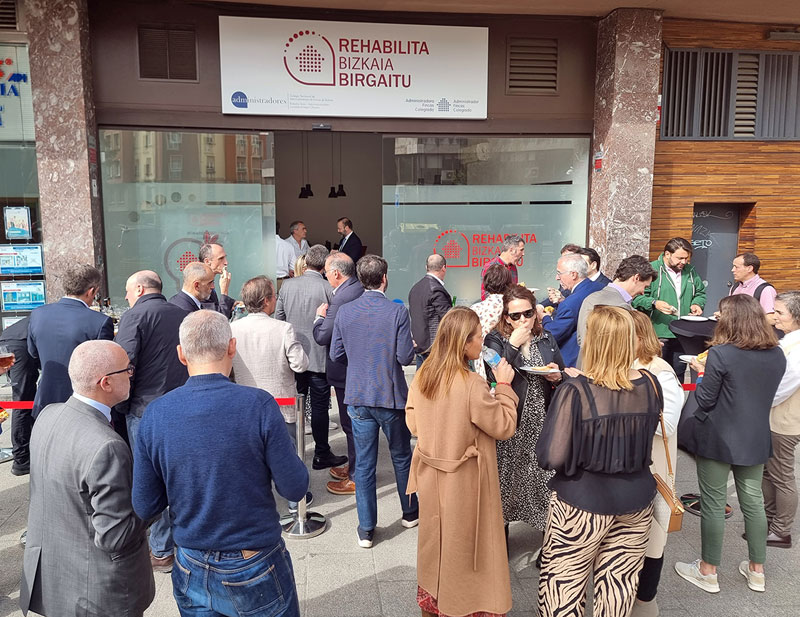 Inauguración de la Oficina Rehabilita Bizkaia Birgaitu