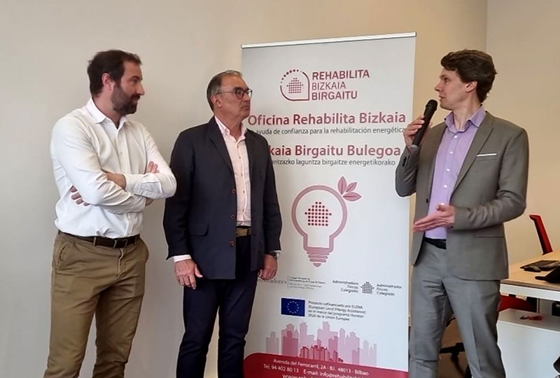 Inauguración de la Oficina Rehabilita Bizkaia Birgaitu