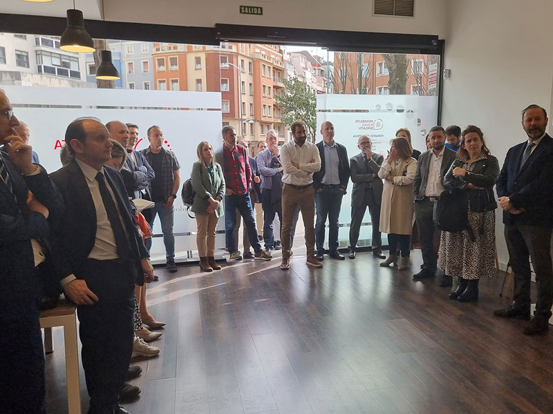 Inauguración de la Oficina Rehabilita Bizkaia Birgaitu