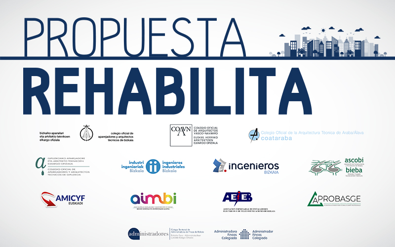 La ‘Propuesta Rehabilita’, dirigida al Gobierno Vasco, pide ampliar el programa de ayudas provenientes de los Fondos Next Generation destinados a proyectos de Rehabilitación Energética