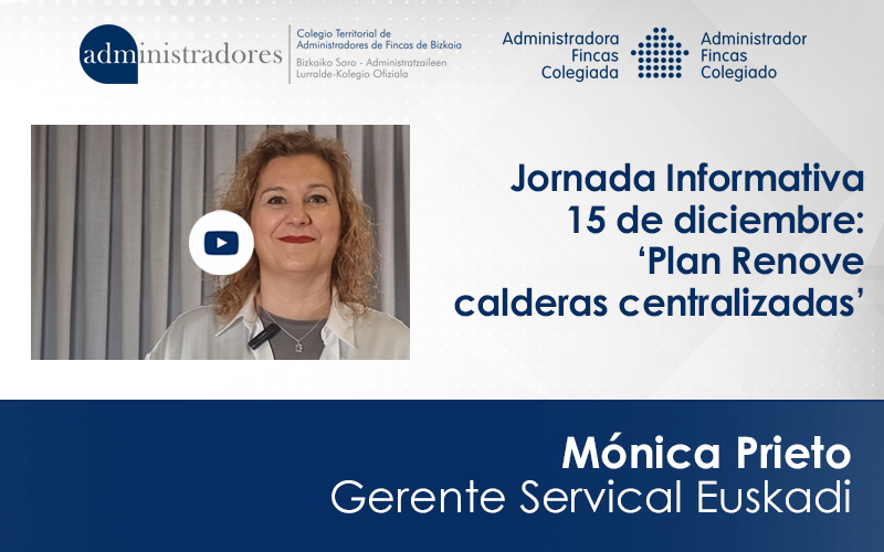 Jornada Informativa 15 de diciembre: ‘Plan Renove calderas centralizadas