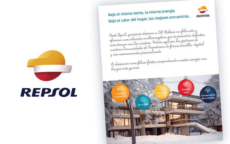 Repsol felicita la Navidad a CAFBIZKAIA