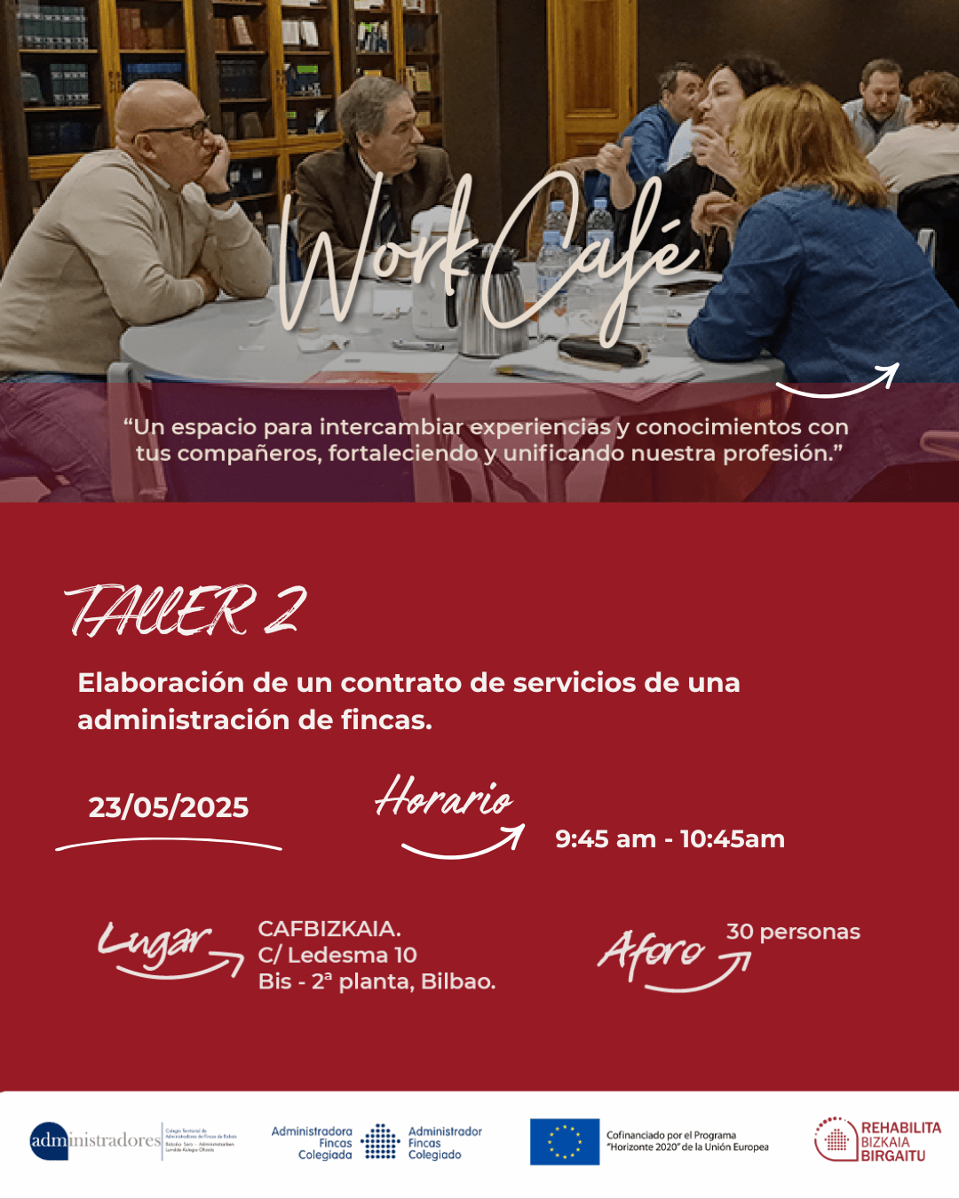 Work Café en mayo