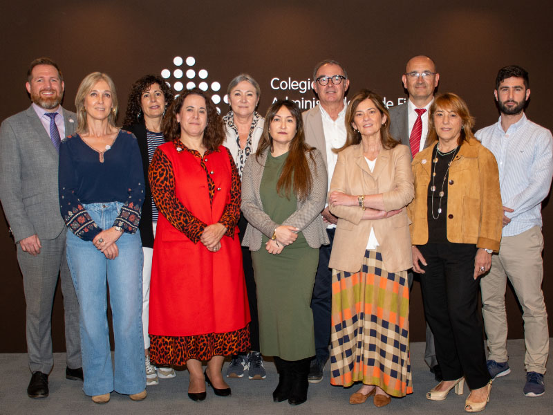 La nueva Junta de Gobierno del Colegio de Administradores de Fincas de Bizkaia celebra su primera reunión