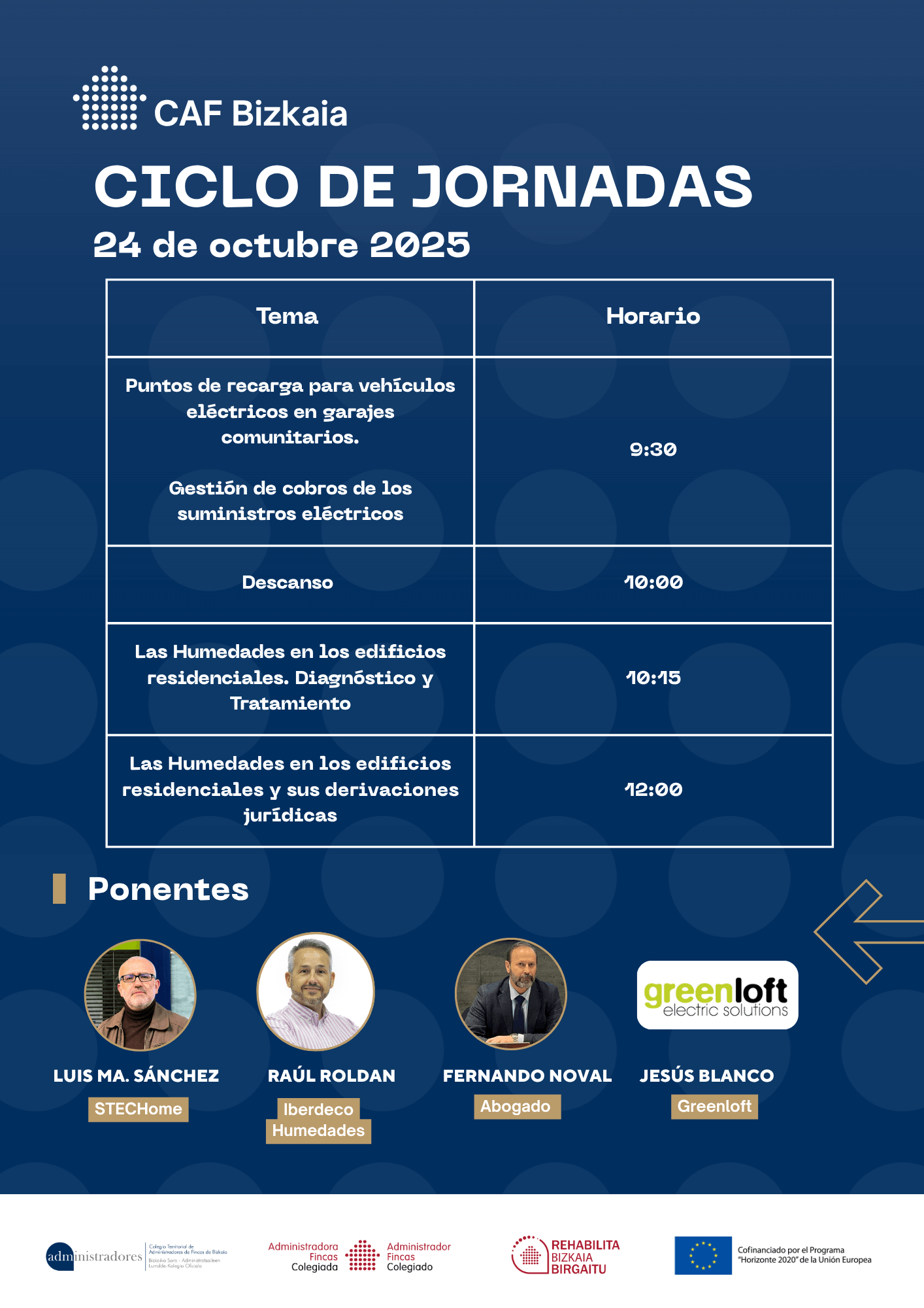 Jornada Energía y Conservación en Comunidades de Propietarios