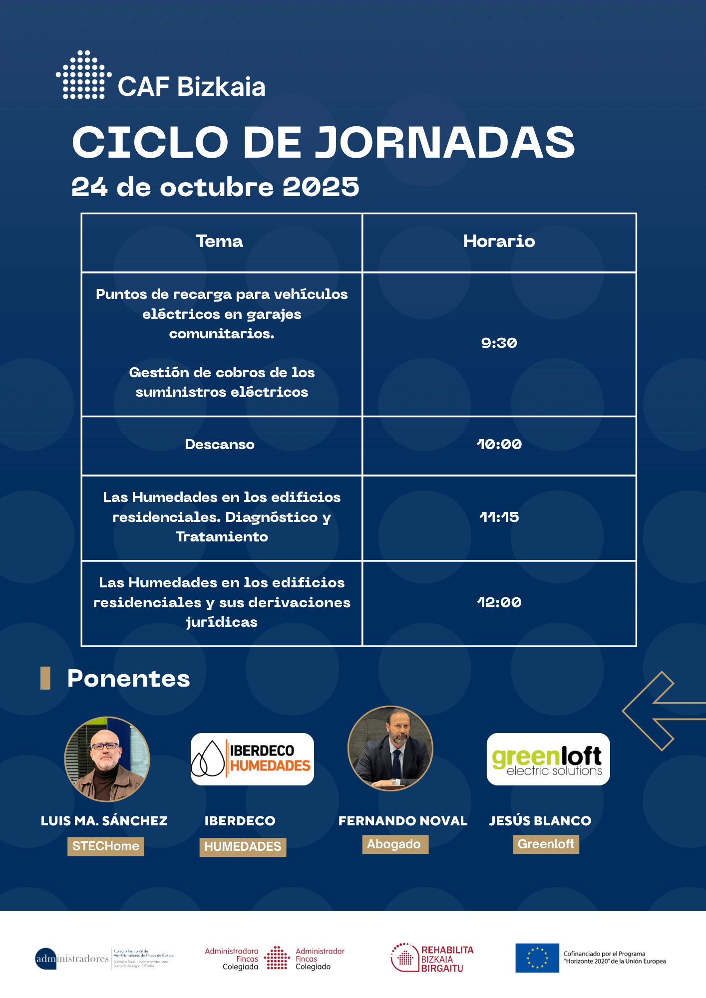 Jornada Energía y Conservación en Comunidades de Propietarios