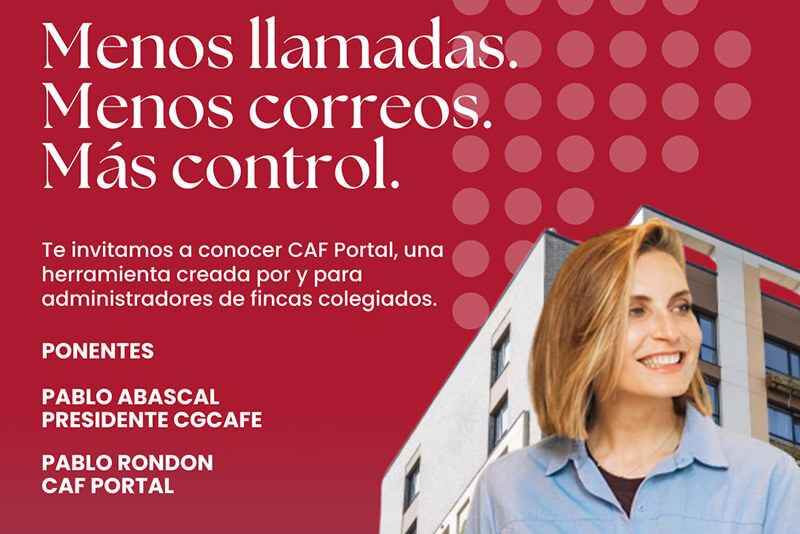 Jornada formativa: Presentación de CAF Portal y CGCAFE