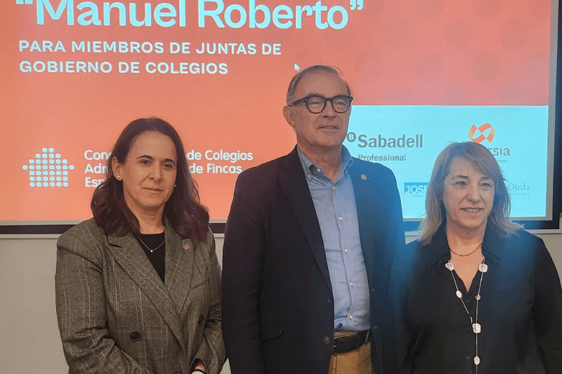 XVII Jornada de Formación Manuel Roberto para miembros de Juntas de Gobierno de los Colegios de Administradores de Fincas